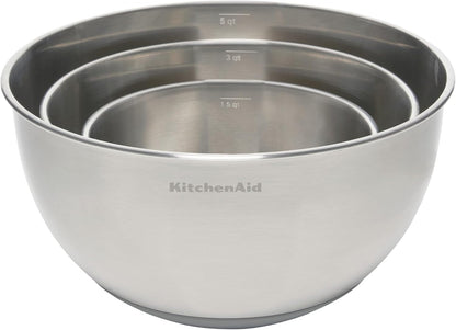 Kitchenaid Stainless Steel Mixing Bowls, Set of 37
