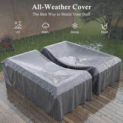 Patio Furniture Set with Fire Pit Table, Wicker Outdoor Sectional Sofa with Swivel Rocker Chairs, All-Weather Rattan Conversation Set, Waterproof Cover for Backyard, Deck Brown/Khak 5 PCS8