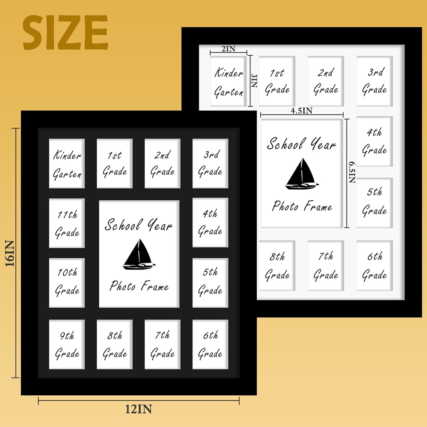 12x16-k12-school-year-frame-1-5x7-12-small-photos-black
