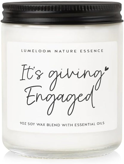 Engagement Gifts for Couples, 9Oz Lavender Scented Soy Wax Candle1