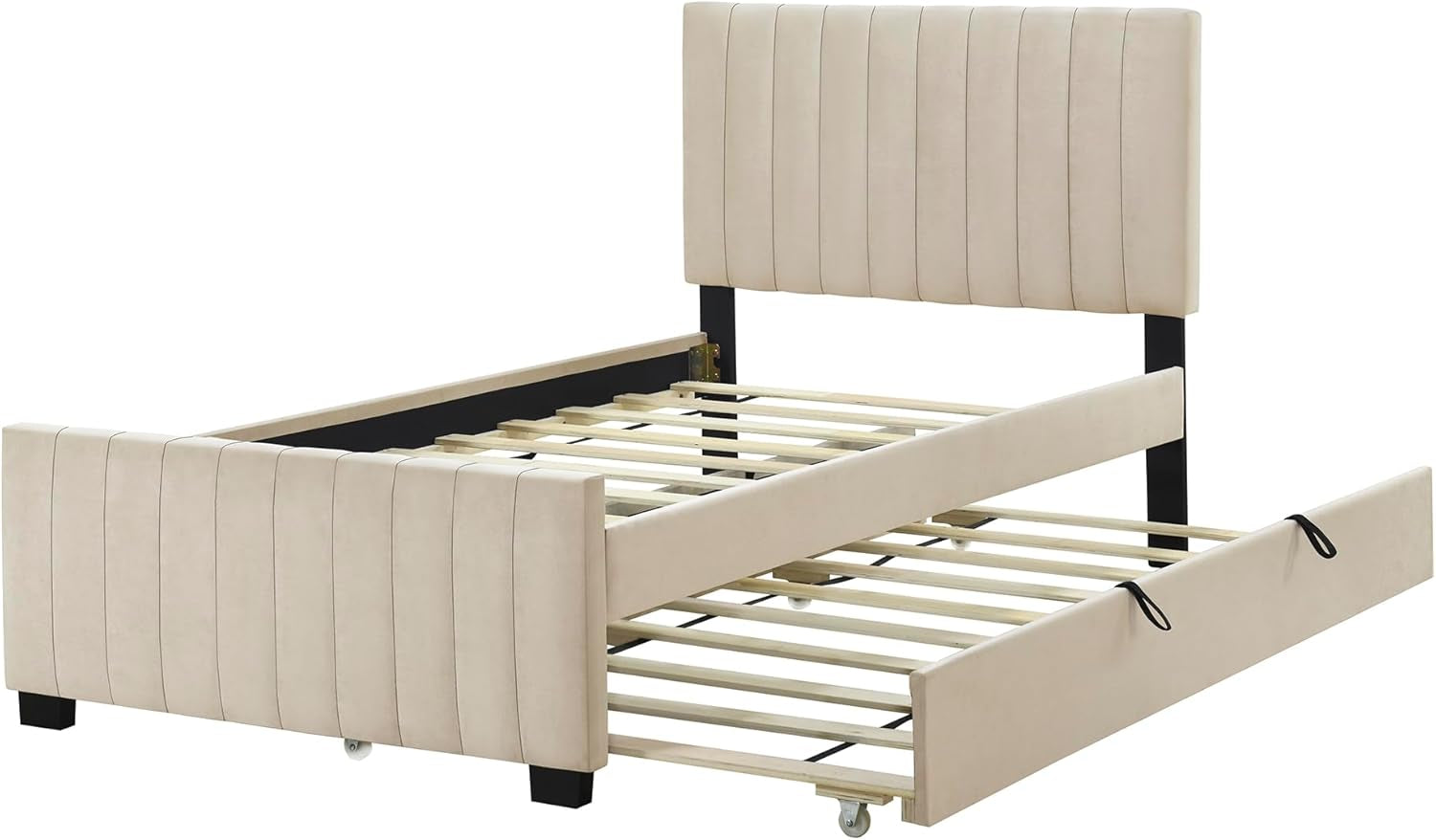 twin-size-velvet-upholstered-platform-bed-wood-bed-frame-with-twin-size-trundle-beige