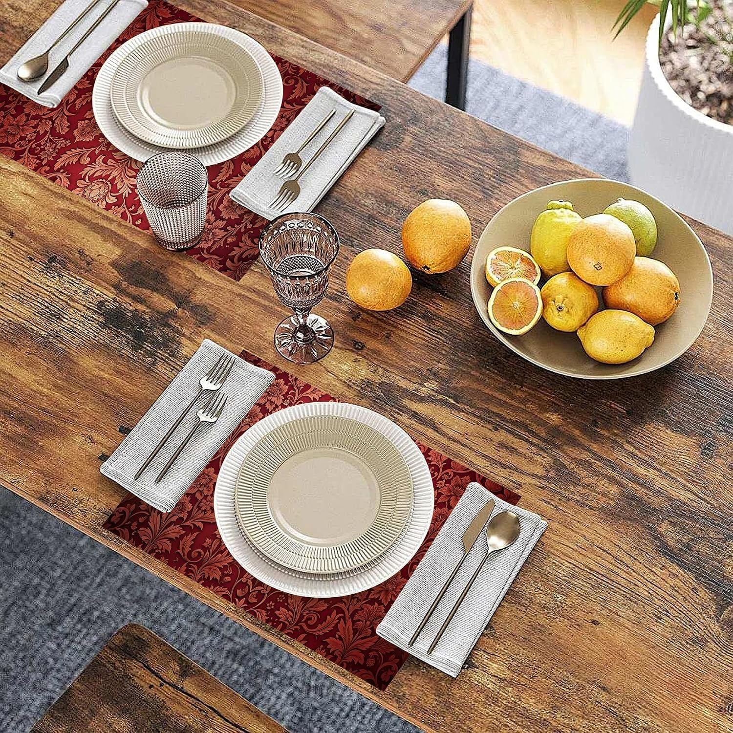 red-baroque-floral-placemats-set-of-6-linen-table-mats-12x18-inch-washable-placemats-for-dining-table-non-slip-heat-resistant-mats-for-kitchen-home-decor
