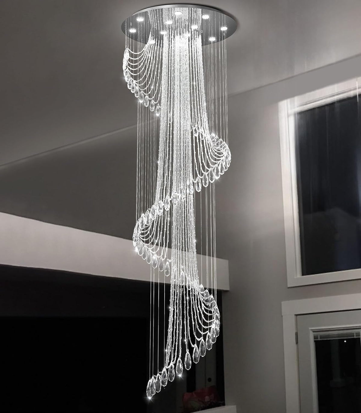 d32-x-h100-modern-crystal-chandelier-for-foyer-glam-chandelier-high-ceiling-chandeliers-large-raindrop-pendant-lights-led-dimmable-light-fixtures-for-staircaes-living-room-entryway-silver
