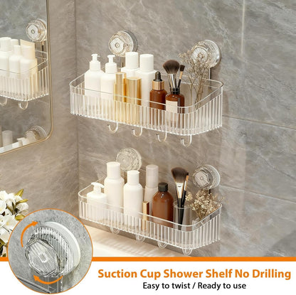 3 Pack Suction Cup Shower Caddy Not Suitable for Wet Wall4