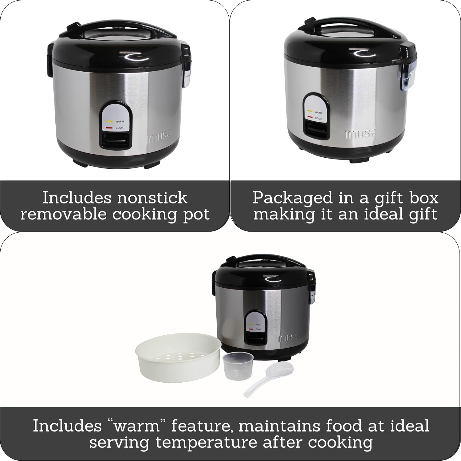 10-cup-deluxe-stainless-steel-electric-rice-cooker-with-steam-tray-mirror-polished-finish-steam-tray-nonstick-pot-ideal-for-rice-and-grains-great-for-large-family-dinners