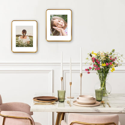 11X14 Bronze Aluminum Picture Frame Mat for 8X108