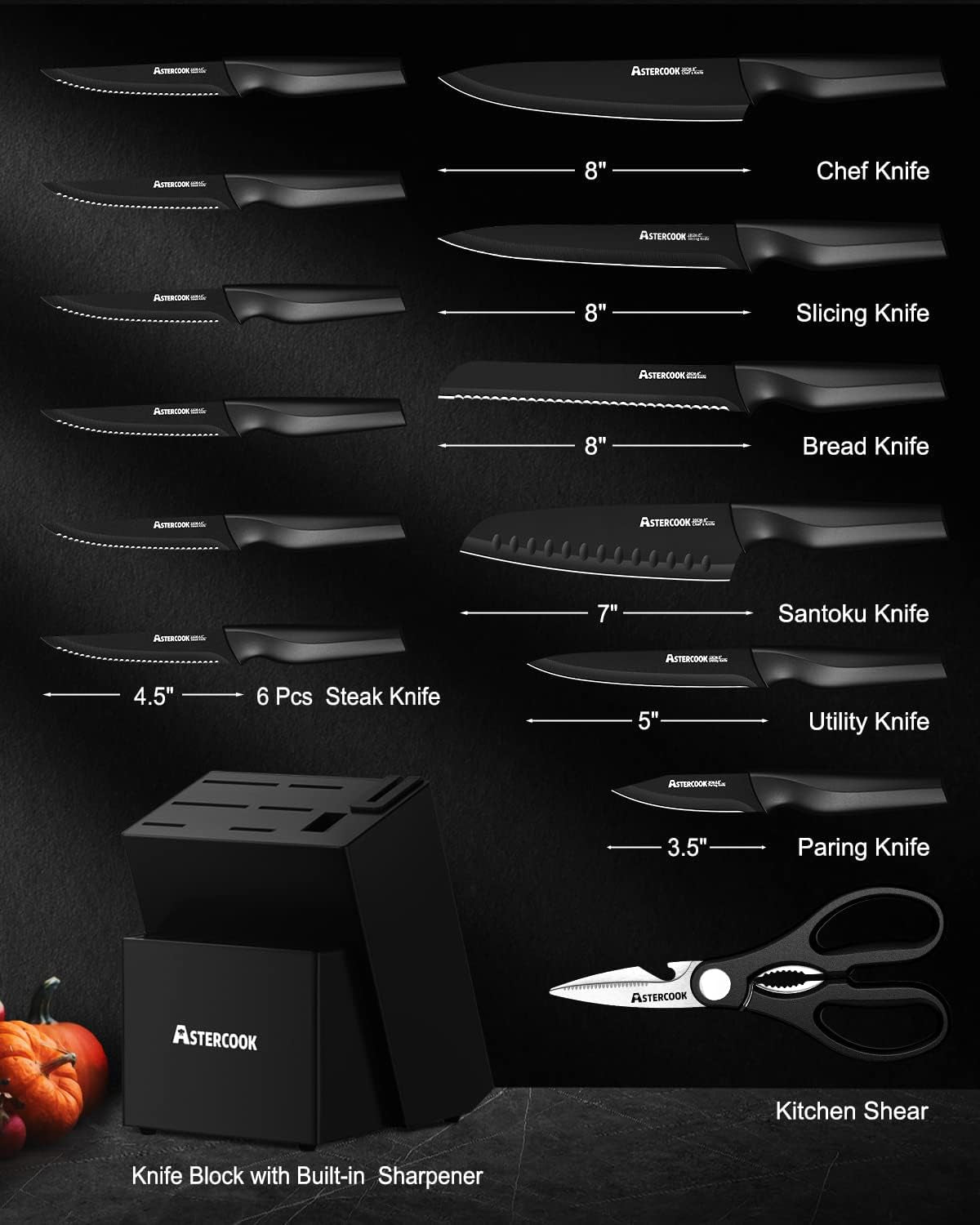 15-pieces-kitchen-knife-block-set-with-sharpener-black-built-in-sharpener-block-dishwasher-safe-german-stainless-steel-ergonomic-handle-kitchen-weddings-birthdays-gift