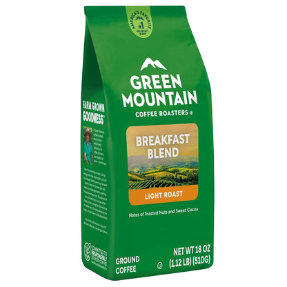 Breakfast Blend, Ground Coffee, Bagged 18 Oz15