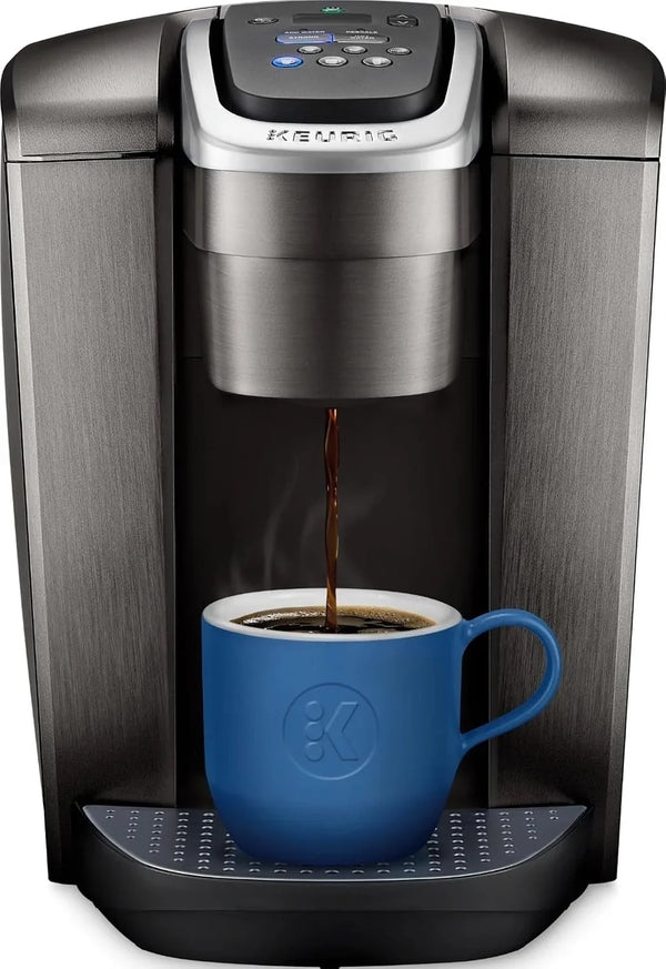 K-Elite Single Serve K-Cup Pod Coffee Maker, with Strength and Temperature Control, Iced Coffee Capability, 8 to 12Oz Brew Size, Programmable, Brushed Slate | Strength, Temperature Control, Iced Coffee Capability, 8 to 12Oz Brew Size, Programmable1