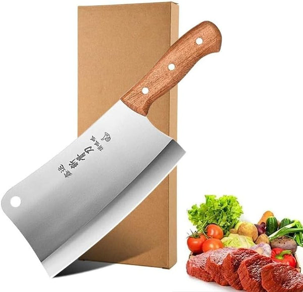 Meat Cleaver, Chopping Knife Bone Chopper Heavy Duty Chicken Bone Chopper Kitchen Knives Household Vegetable Knives1