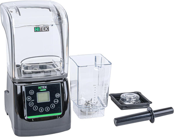 '-Hi Tek 3 HP Commercial Blender, 1 Variable Speed Heavy-Duty Blender - 48-Ounce Tritan Jar, Sound Enclosure, White Plastic, Industrial, Programmable Touchpad16