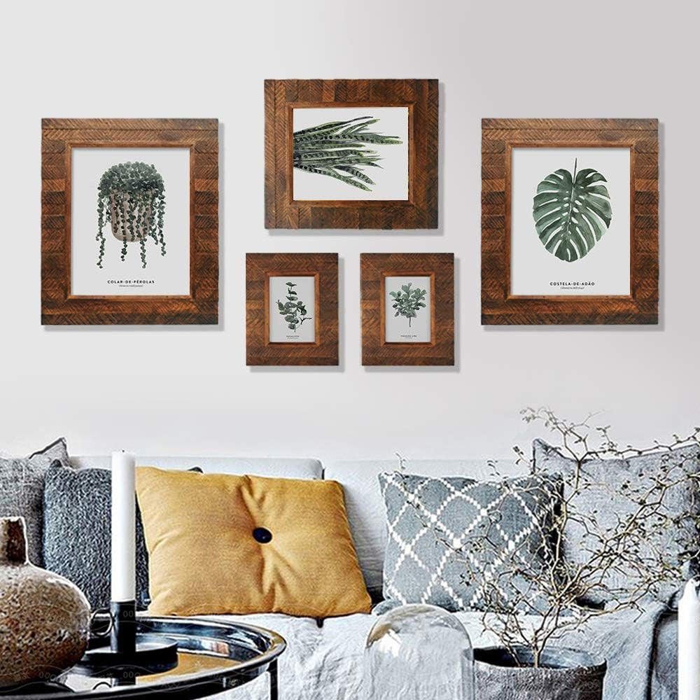 wooden-picture-frame-8x10-inch-wood-plank-design-with-rustic-brown-finish-wall-mounting-or-tabletop-display-handmade-photo-frame