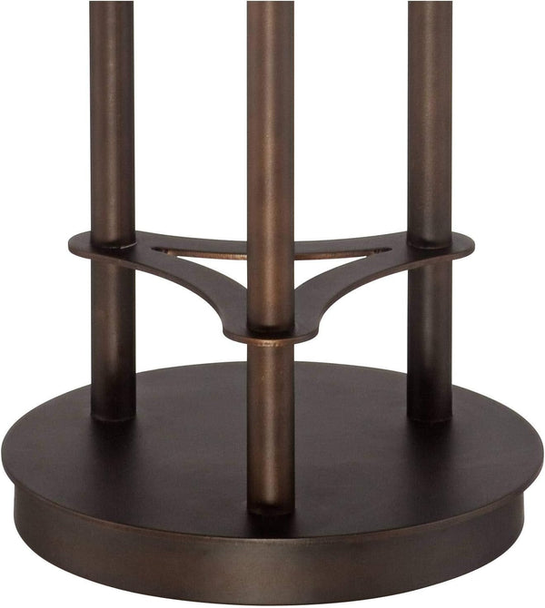 Libby 30" Large Table Lamp Edison Bulb LED Bronze Seeded Metal Glass7