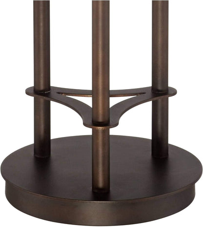 Libby 30" Large Table Lamp Edison Bulb LED Bronze Seeded Metal Glass7