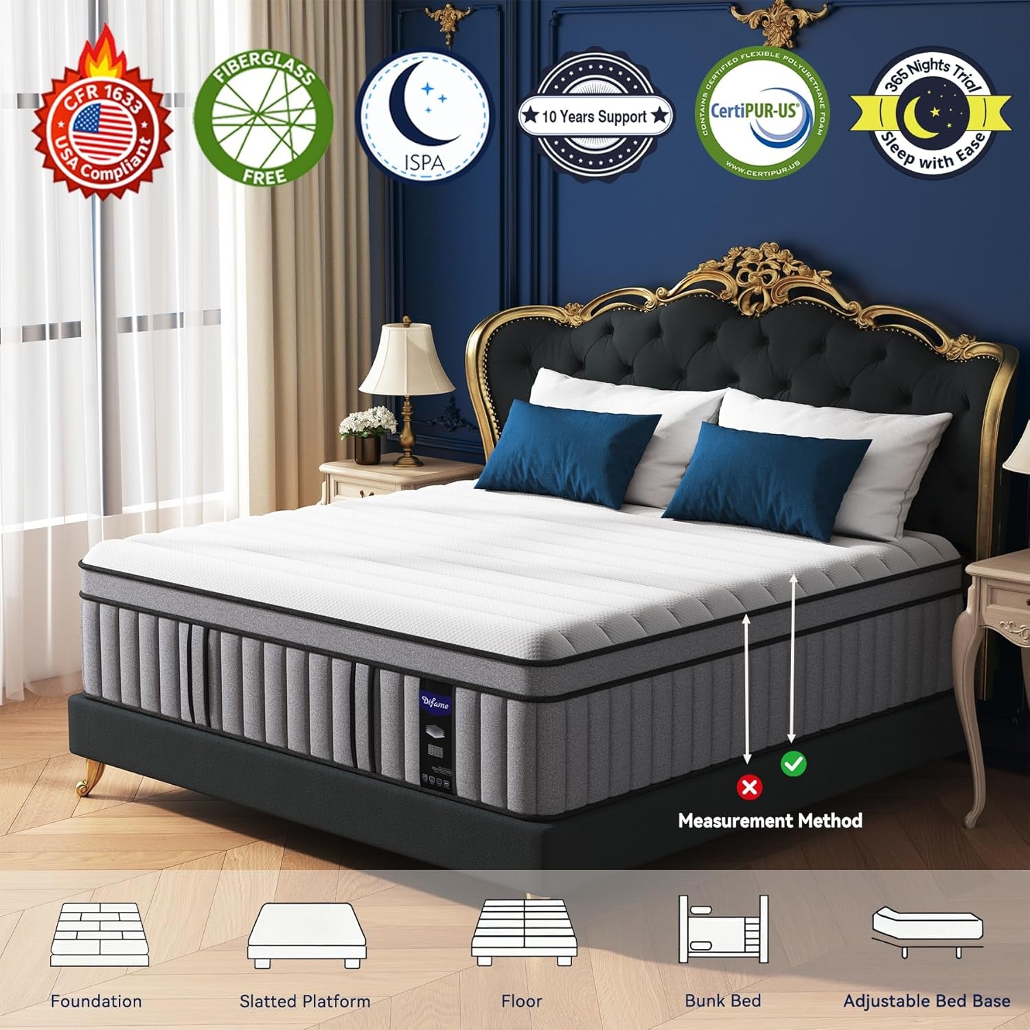 upgraded-luxury-14-inch-king-size-hybrid-mattress-in-a-box-firm-feel