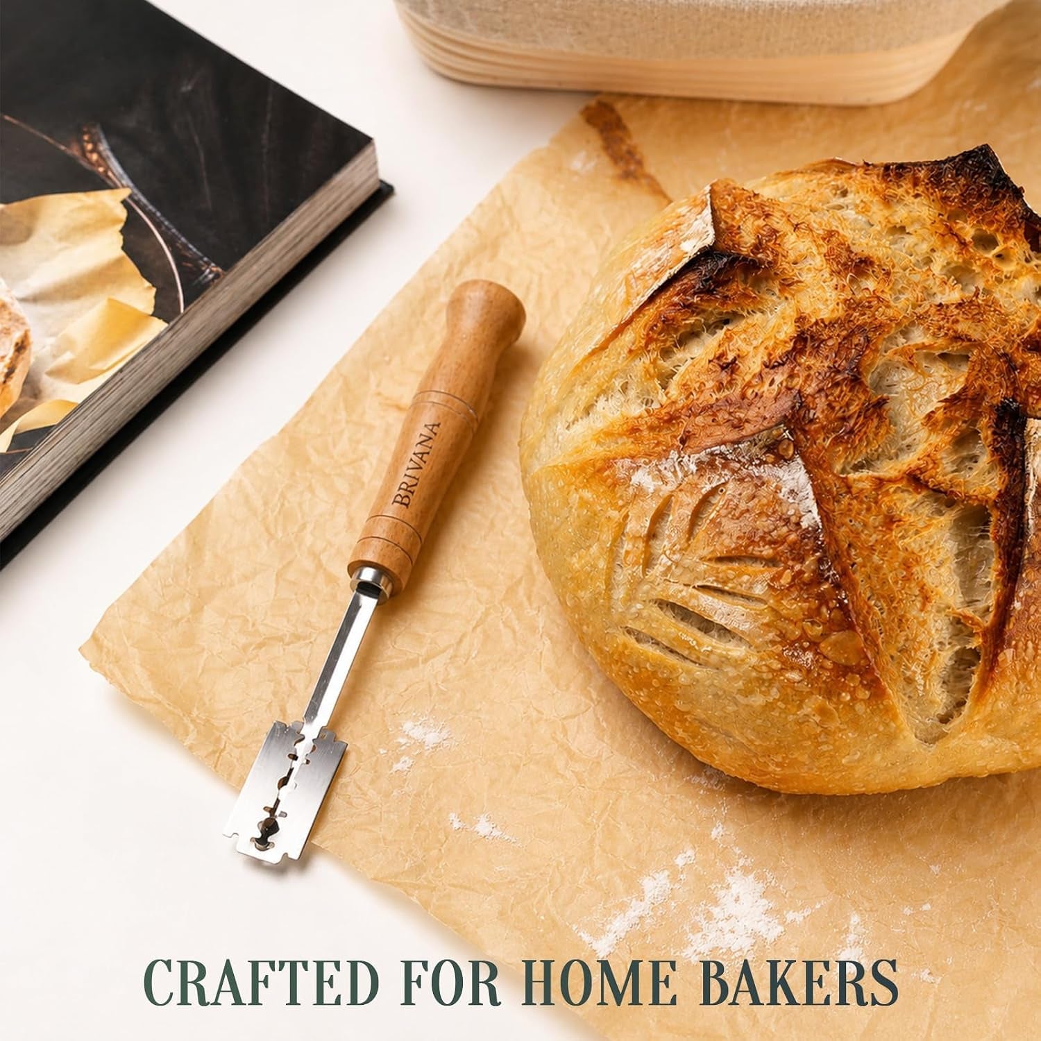 bread-lame-sourdough-scoring-tool-bread-scoring-tool-with-beech-wood-handle-protective-cover-5-replacement-blades-dough-scoring-tool-for-sourdough-bread
