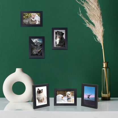 Set of 36 Picture Frame Bulk 4X6 Photo Picture Frames Gallery Wall Photo Frames Simple Black Picture Frames for Wall or Tabletop Display Photos, Paintings, Artwork7