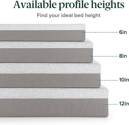 8 Inch Full Ultima Memory Foam Mattress, Medium Firm Feel10