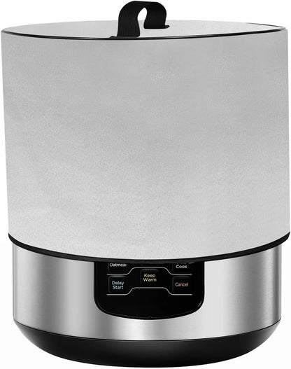 2 Qt Rice Cooker Dust Cover,Compatible with AROMA 2 Qt Digital Rice Cooker ARC-914SBD/2 QT Compact Rice Cooker CRS2010BS (Light Grey)1