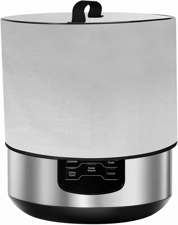 2 Qt Rice Cooker Dust Cover,Compatible with AROMA 2 Qt Digital Rice Cooker ARC-914SBD/2 QT Compact Rice Cooker CRS2010BS (Light Grey)1