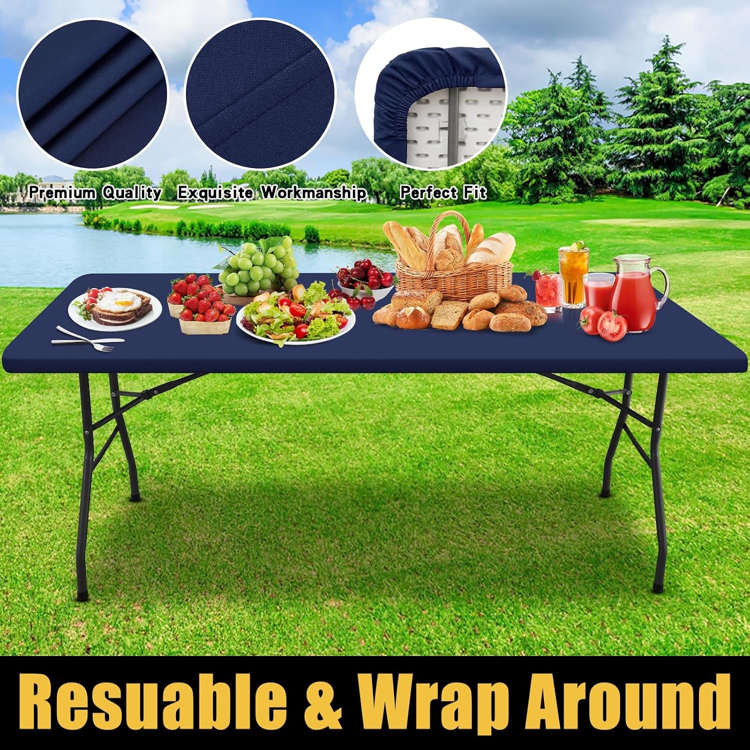 rectangle-picnic-table-cloth-waterproof-elastic-fitted-tablecloths-for-6-foot-tables-washable-polyester-table-cover-for-camping-indoor-and-outdoor-navy-30x72