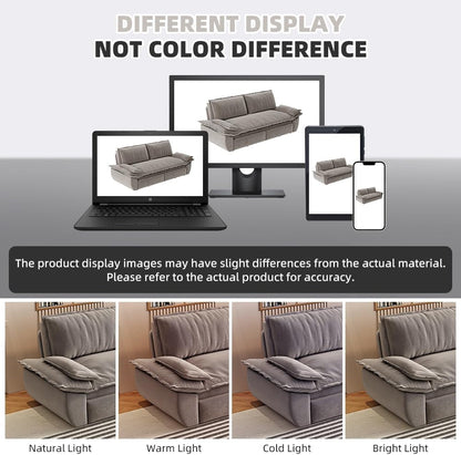 73.2" Queen Sleeper Sofa Bed, 3-In-1 Velvet Pull Out Couch6