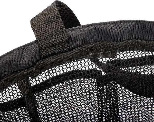 Mesh Shower Caddy Tote Bag 8 Pockets, Hanging Portable Toiletry Bag for Men and Women, College Dorm Essentials Quick Dry Bath Organizer for College Dorms, Gym, Camp (Black)7