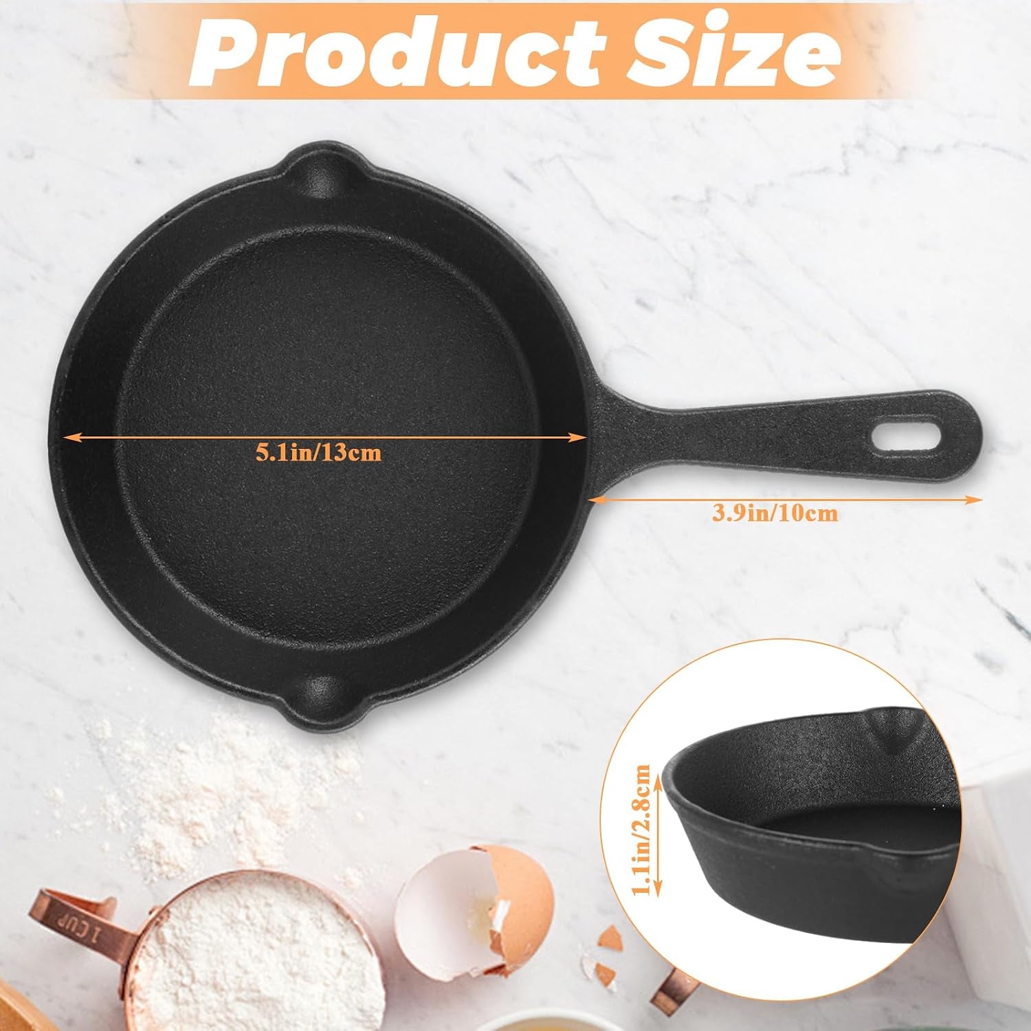 4-pack-mini-cast-iron-skillet-5-5-inch-non-stick-small-frying-pans-with-double-drip-spouts-for-stove-oven-grill-campfire-indoor-outdoor-use-black