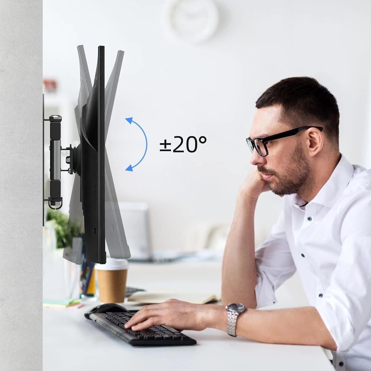 tv-wall-bracket-mount-swivel-and-tilt-for-most-15-32-led-lcd-oled-flat-screen-tvs-and-monitors-with-vesa-75x75-100x100mm-up-to-13kg-full-motion-monitor-wall-bracket-ma2720