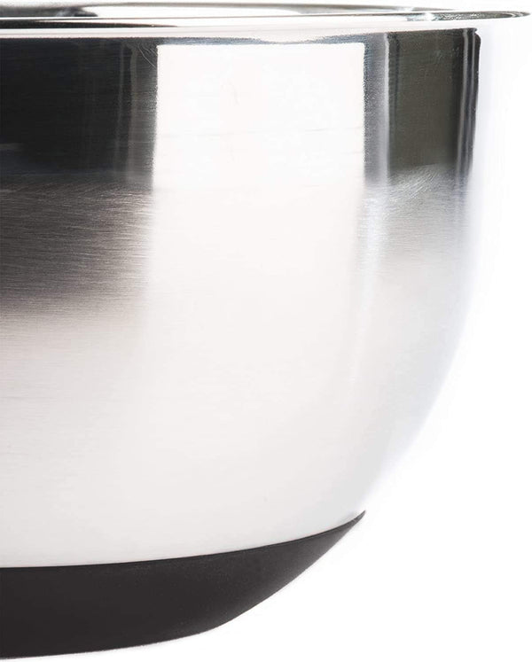 Stainless Steel Mixing Bowls with Lids and Non Slip Bases (Set of 5, Black)9