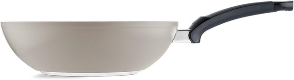 Ceratal Comfort 11 Inch Ceramic Non-Stick Wok, 3.9 Quart, Warm Grey, Made without Added PFAS/PTFE, All Stovetops Including Induction, Made in Germany3