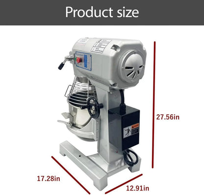 15L Commercial Food Stand Mixer, 3-Speeds Adjustable 110V Dough Mixer, 450W Electric Dough Mixing Machine with 3 Mixing Tools2