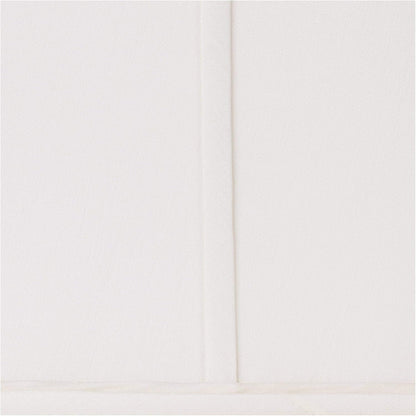 Pre-Assembled Nona Medium Ivory Square Tapered Shade 5.25X10X9 (Spider) | 5.25" Top X 10" Bottom X 9" High X 9" Slant Replacement for Table Lamps Classic Harp + Finial2