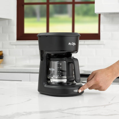 Mr. Coffee® 5-Cup Mini Brew Switch Coffee Maker, Black5