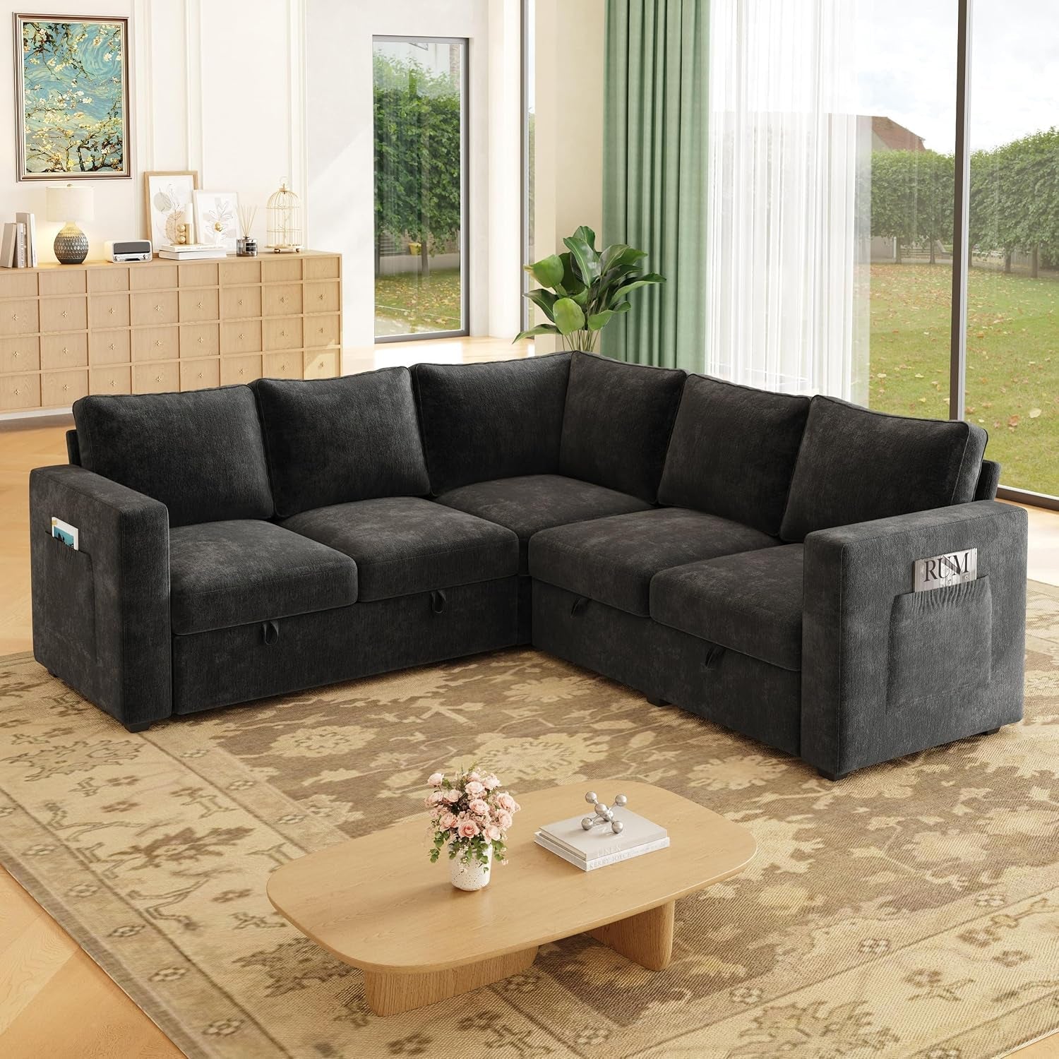 sectional-sleeper-sofa-pull-out-couch-with-storage-dark-gray-5-seat