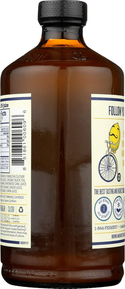 Health Ade, Kombucha Ginger Lemon Organic, 16 Fl Oz4