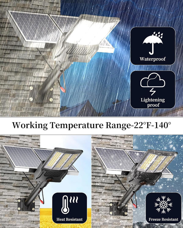 Solar Street Lights Outdoor, Of-12000W Commercial Parking Lot Light3