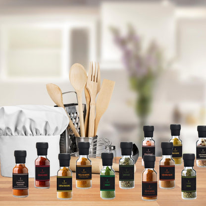 Spice Gift Set -24 Gourmet Spices for Cooking, Grilling, Rubs, Mixed Spice, Herbs, Spices & Seasonings, All Purpose Seasoning, Cooking Gifts for Men, Women, Birthday, Housewarming Gifts6