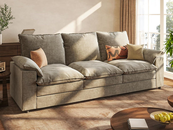 89" Modern Cloud Couches for Living Room, 3 Seater Couch for Small Spaces4