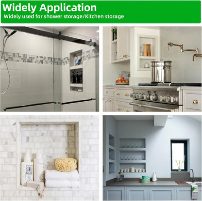 Shower Niche Tile Ready12 X14, Embedded Size 13"X15",Depth 4"6
