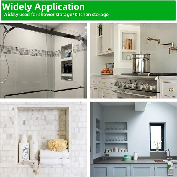 Shower Niche Tile Ready12 X14, Embedded Size 13"X15",Depth 4"6