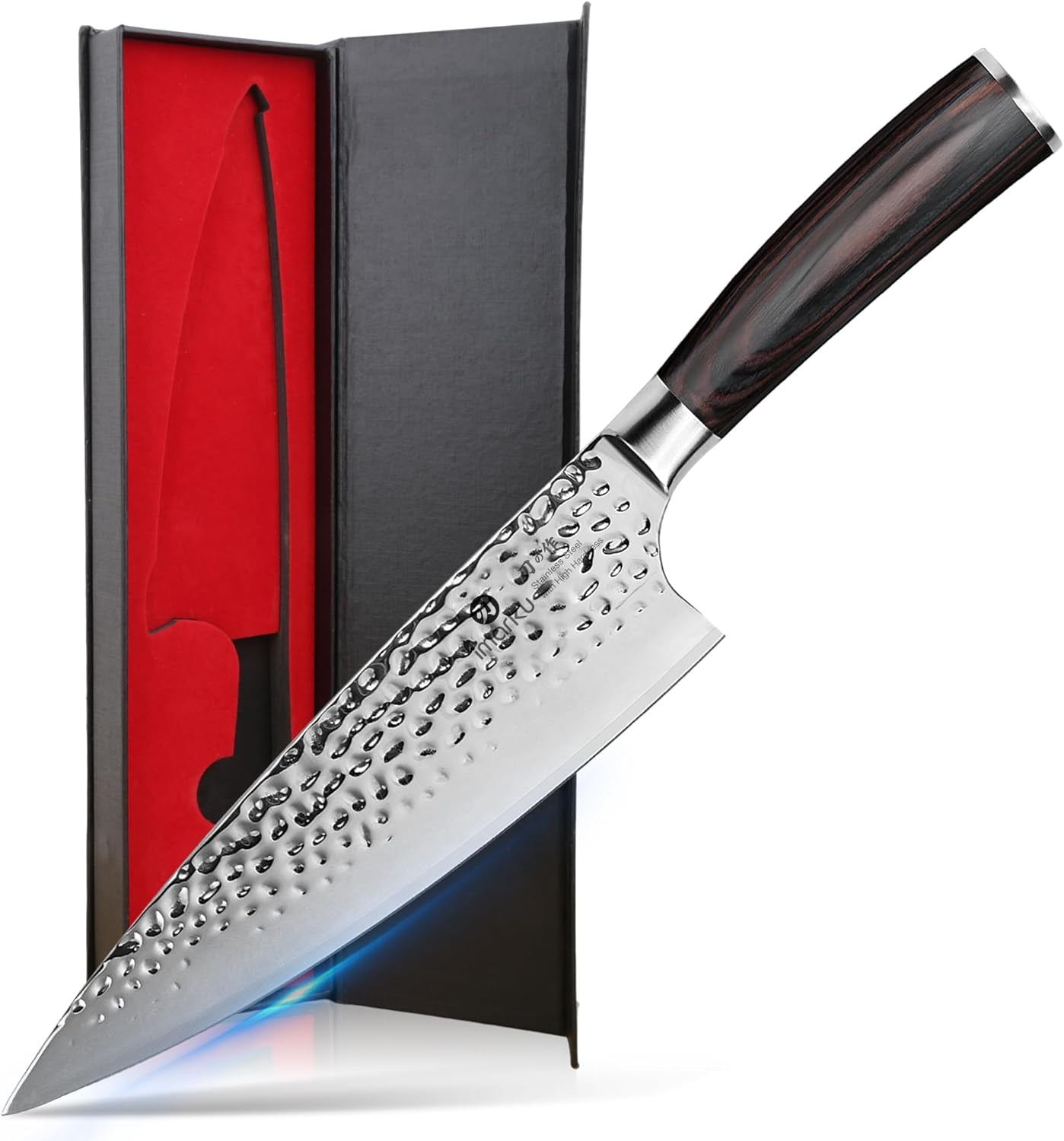 8-inch-hammered-japanese-chef-knife-powder-steel-edge-kitchen-knife