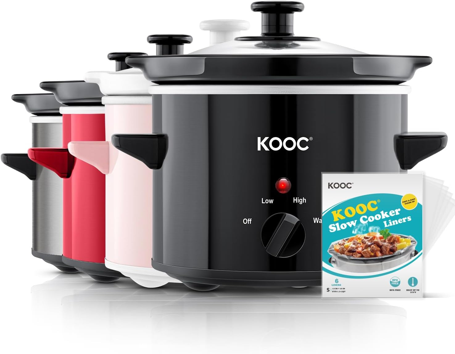 small-slow-cooker-2-quart-free-liners-included-for-easy-clean-up-upgraded-ceramic-pot-adjustable-temp-nutrient-loss-reduction-stainless-steel-black-round