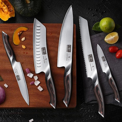 Knife Set with Magnetic Knife Holder, 6PCS Kitchen Knife Sets | Ultra Sharp Professional Japanese High Carbon Stainless Steel Chef Knives Sets with Ergonomic Handle, Perfect Gifts for Chefs6