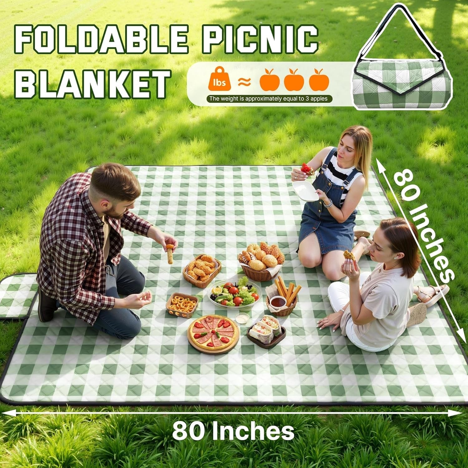 extra-large-picnic-blanket-waterproof-beach-blanket-80x80-outdoor-picnic-mat-sandproof-for-park-beach-grass-travel-hiking-camping-essentials-gingham-picnic-blanket-foldable