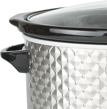 Select 7 Quart Slow Cooker in Silver2