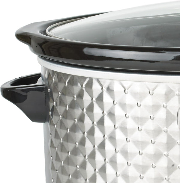 Select 7 Quart Slow Cooker in Silver2