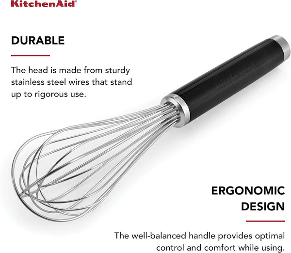 Kitchenaid Classic Utility Whisk, 10.5 Inch, Black4