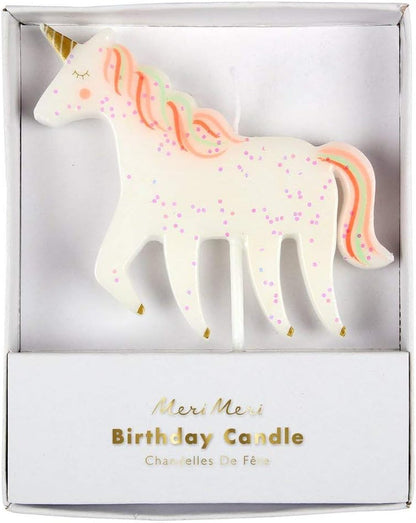 Glittery Unicorn Candle (Pack of 1)2