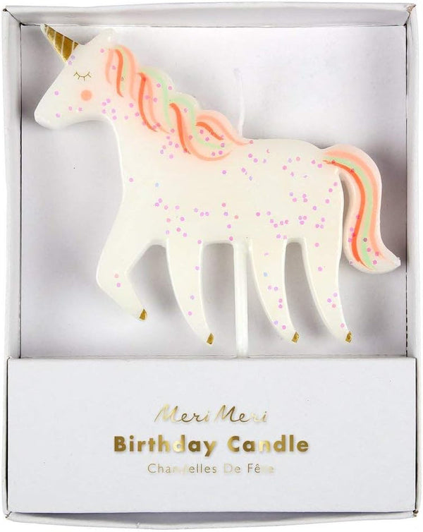 Glittery Unicorn Candle (Pack of 1)2